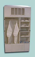 HEPA Filtered Garment and Storage Cabinet