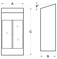 Clean Room Storage Cabinets Diagram